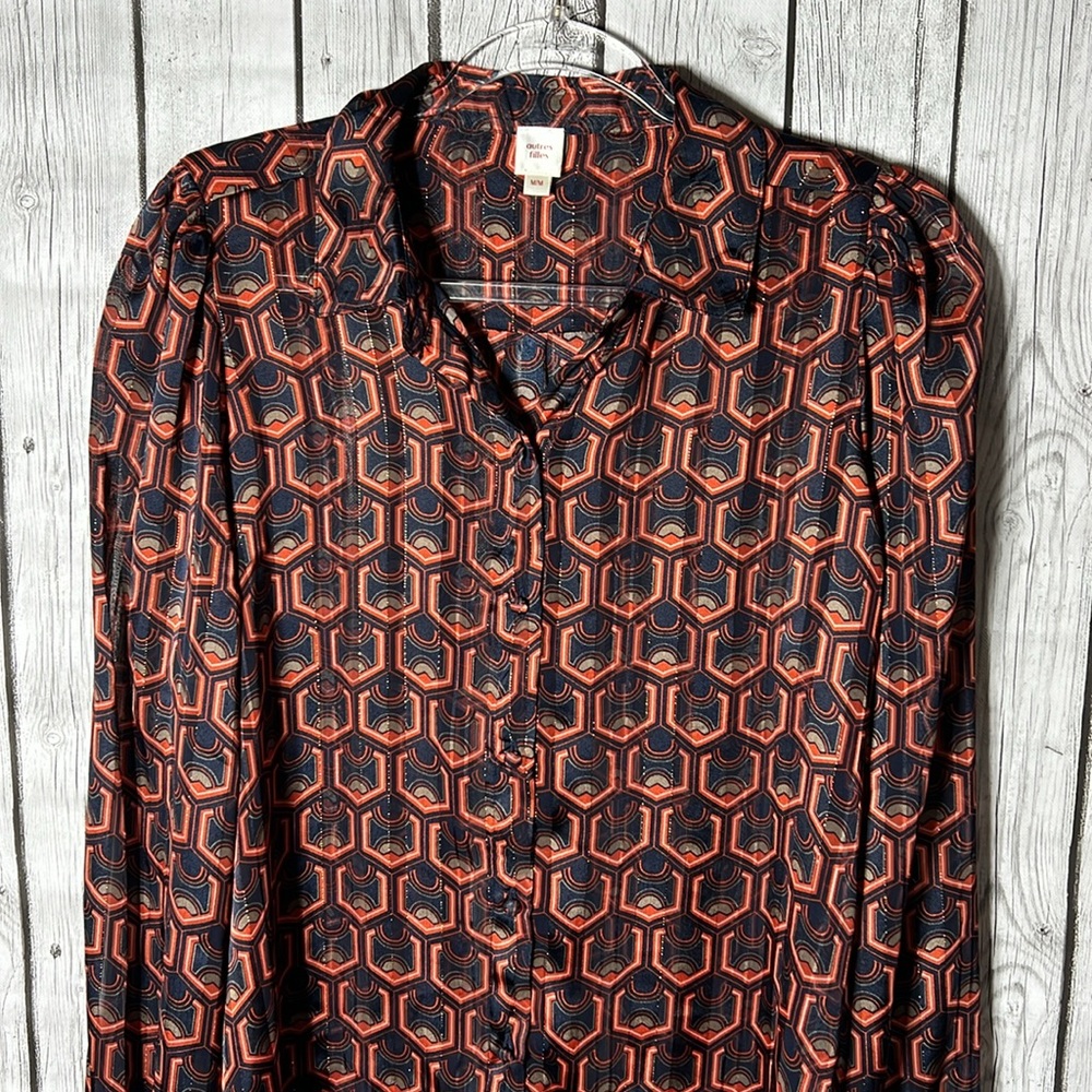 Autres Filled Printed Button Front Size Medium - image 2